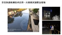 芬克快檢應用于東莞大朗鎮河涌污染源調查